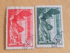 Timbre France 354/355 obl ref