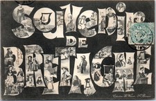 29 TYPES DE BRETAGNE  - carte postale ancienne [JR01501]