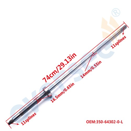 350 64302 drive shaft long - 350-64302-0,
