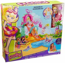 JOUET LE PARC A DAUPHIN POLLY POCKET + 1 POUPEE INCLU BOITE NEUVE IDEE CADEAU