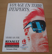 AUTOCOLLANT voyage en terre d experts RENAULT ALBERVILLE 92