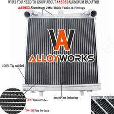 2 Rangées Radiateur Pour PORSCHE 911/996/BOXSTER/986 1997-07 Côté gauche FR