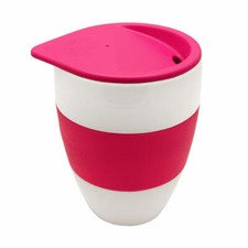Tassimo Koziol Mug Aroma To Go,Mug à Café, Plastique, Couleur Rose, 400 ml