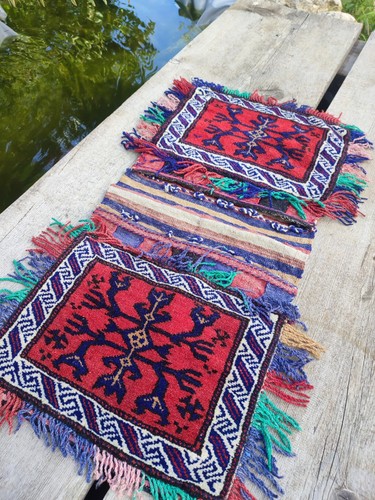 Ancien petit tapis - ancien, pakistanais