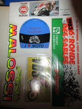 5 AUTOCOLLANTS MOTO RONDE DES
