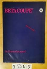 LANCIA BETA COUPE 1300 1600 2000 Prospectus Fr 8 pages 1980