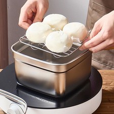 Mini friteuse de camping en acier inoxydable pour poulet, sauce et poisson