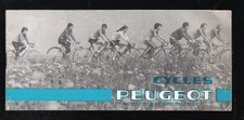 (vélo)  vieux papiers publicité; petit carnet CYCLES PEUGEOT (P46579)