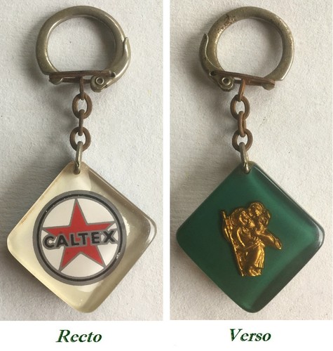 Porte clé bourbon caltex - porte-clé,
