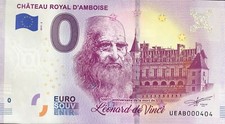 BILLET 0 EURO SOUVENIR TOURISTIQUE CHATEAU ROYAL D'AMBOISE 2019-2  