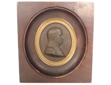 Médaille métal portrait