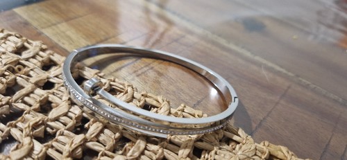 Bracelet jonc clou acier