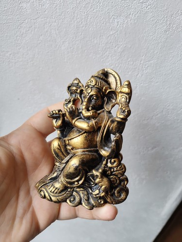 Statue ganesh resine doré - ganesh,,
