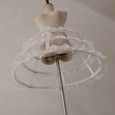 Jupon dentelle volants - en,