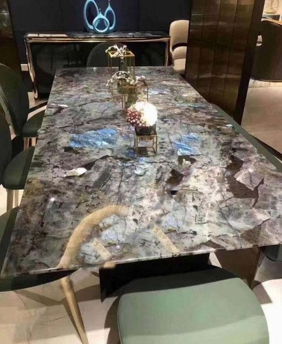 Table agate grise - table,