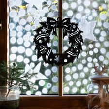 Décoration murale décoration de fenêtre métal décoration suspendue cintre...