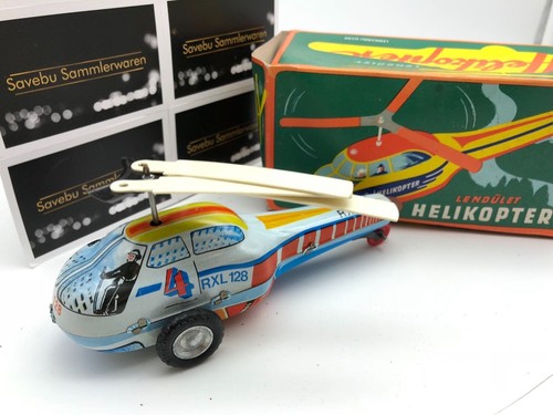 Hélicoptère jouet tôle - hélicoptère, en