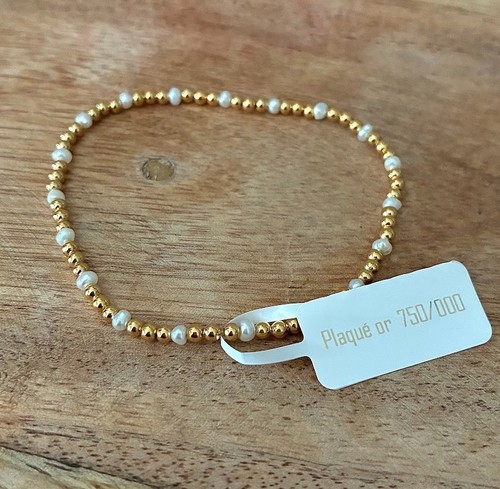 Bracelet elastique boules - elastique,