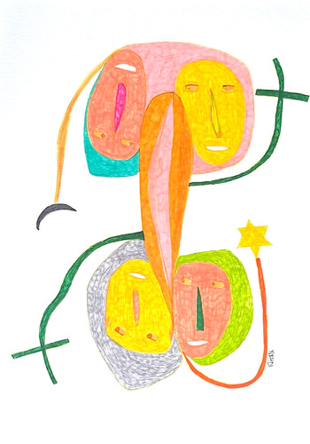 Art brut singulier - , outsider