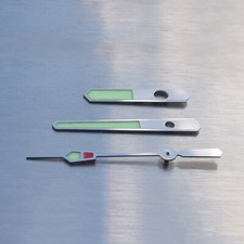 Watch Hands Pointer Green Luminous Pour SKX SRP MOD 7S26 NH35A NH36A Movement