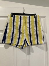 Jealous Tomato Striped Shorts Sexy Sparkle Shine S Boho Hippie Festival