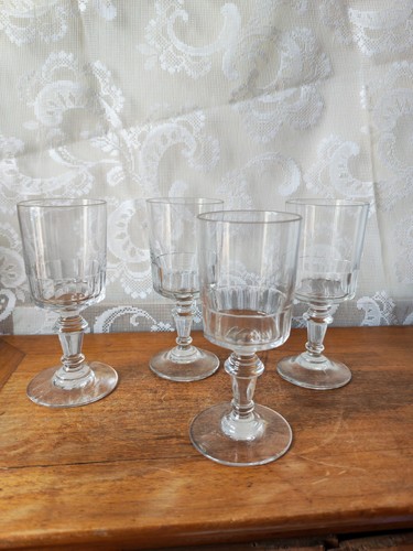 Verres bistrot anciens - verres, de