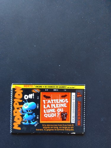 Lot tickets morpion - tickets,