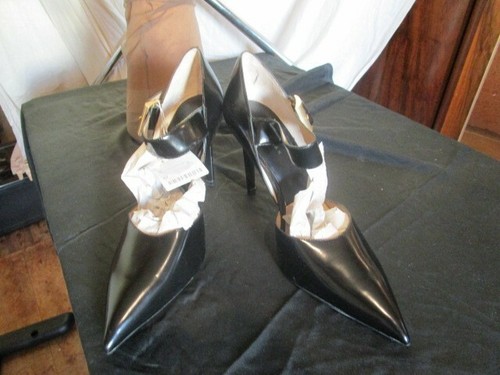 Escarpins cuir noir - escarpins , en
