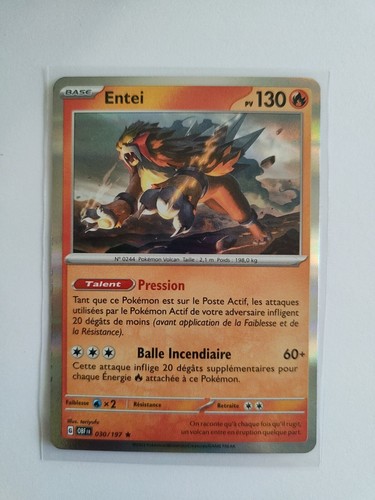 Carte pokémon entei - -,