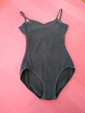 justaucorps de danse classique noir, S 90% coton, 10% lycra, doublure poitrine, 