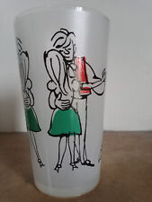 CABU - DANSE A DEUX COUPLE SLOW UN VERRE givré ORANGEADE  ILLUSTRATION couleurs