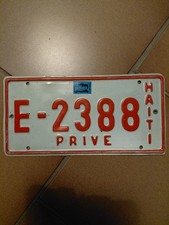 PLAQUE  D IMMATRICULATION