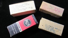 Lot de 4 ampoules pour radio époque guerre 39/45 communication ww2