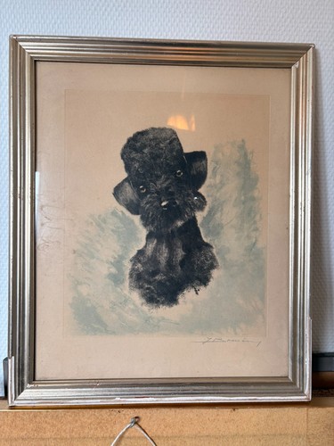 Ancien tableau dessin signé - ancien,