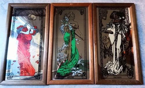 Jolis miroirs années 70 - miroirs,