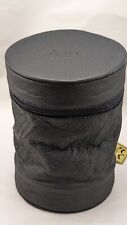 Etui en cuir noir   Leica / Leitz pour objectif, format extérieur : 145x105mm
