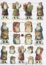 Chromo EF Découpis Père Noël 7304 Decoupage Collage Carterie