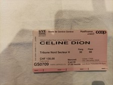 Ticket de Concert Céline