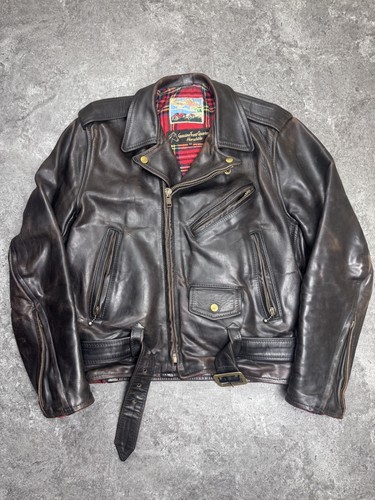 Veste cuir noire - veste, en