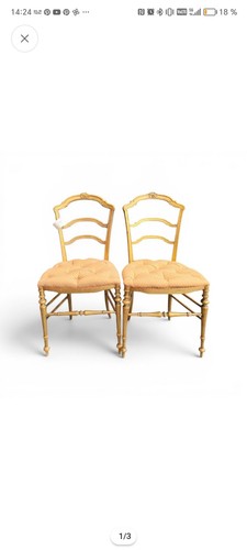Paire chaises napoléon - paire,