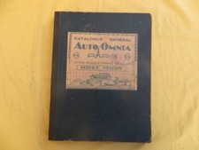 AUTO OMNIA Service Station - Paris - catalogue n°24 - 1929
