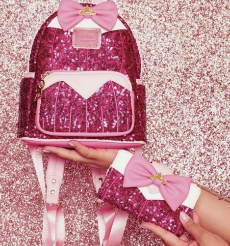 Loungefly aurora pink sequins - loungefly,