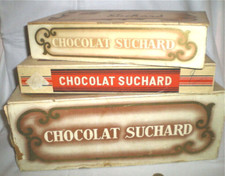 3 ANCIENNES BOITES PUB EN BOIS