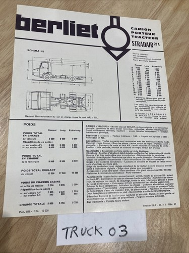 Berliet stradair 20a - berliet,