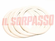 Set 4 Bandes Blanche Pour