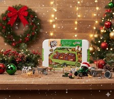 Kit Ferme Sable Magique 1,5kg – Jouet Sensoriel Montessori – Valisette Transport