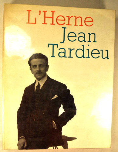 Jean tardieu cahier - tardieu,
