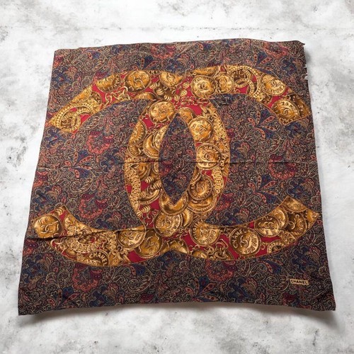Chanel foulard soie paisley - soie,