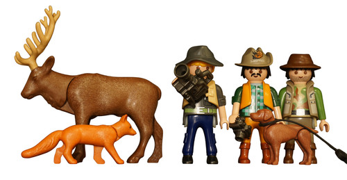Playmobil personnage chasseur