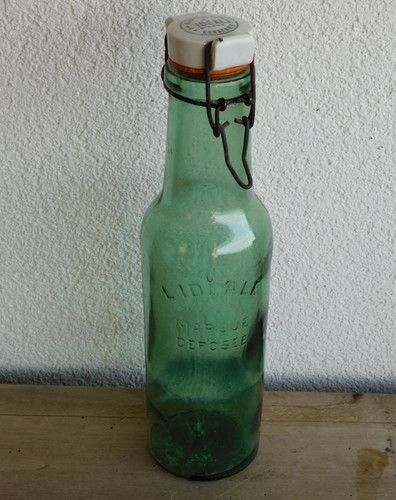 Vintage bouteille 34cm bocal - vintage,